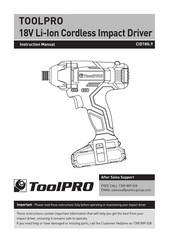 ToolPRO CID18G.9 Instruction Manual