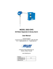 ARJAY ENGINEERING 2852-OWS User Manual