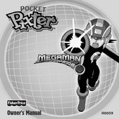 Fisher-Price Pocket Pixter Megman NT Warrior H0059 Owner's Manual