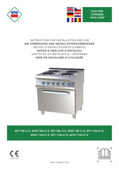 RM Gastro SPT 780-11 E Instructions For Installation And Use Manual