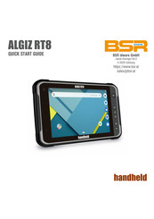 HandHeld ALGIZ RT8 Quick Start Manual