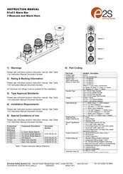 E2S D1xC3 Instruction Manual