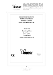 Bimar ES-178 Instruction Book