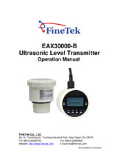 FineTek EAX30000-B Operation Manual