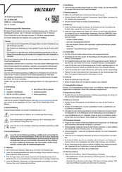 VOLTCRAFT VC-JS-800A-WP Operating Instructions Manual