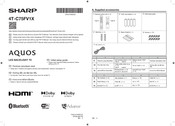 Sharp AQUOS 4T-C75FV1X Manual