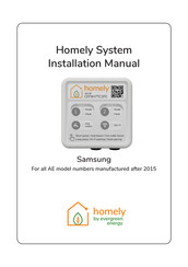 Evergreen homely CEF9H7TC3FR Installation Manual