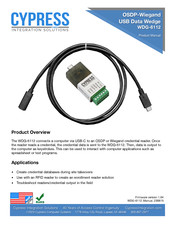 CYPRES WDG-6112 Product Manual