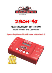 Decimator DMON-4S Operating Manual