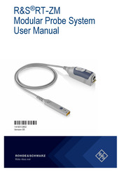 R&S RT-ZM User Manual