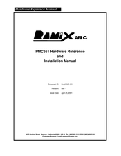 Ramix PMC551 Hardware Reference And Installation Manual