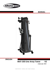 SHOWTEC MAT-350 Line Array Tower V2 Manual