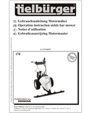 TIELBURGER t70 Operation Instruction Manual