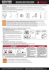 iPower GXS4300i Quick Start Manual