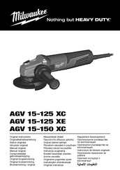 AEG AGV 15-125 XC Original Instructions Manual