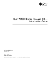 Sun Microsystems Sun N2000 Series Introduction Manual
