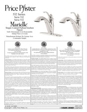 Black & Decker Price Pfister Marielle 532 Series Manual