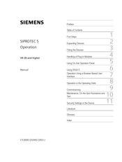 Siemens SIPROTEC 5 V9.30 Manual