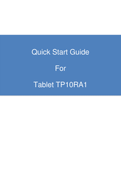 Elitegroup Computer Systems TP10RA1 Quick Start Manual