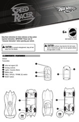 Mattel HotWheels R/C Speed Racer M0661 Instructions