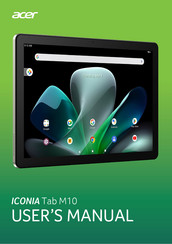 Acer ICONIA Tab M10 User Manual