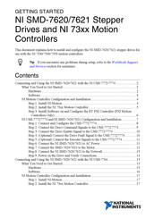National Instruments NI SMD-7621 Getting Started