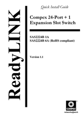 Compex SAS2224B 1A Quick Install Manual