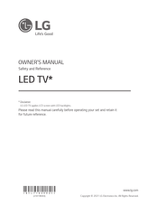 LG 86UR640S0GD.AFBD Owner's Manual