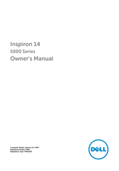 Dell Inspiron 14-5457 Owner's Manual