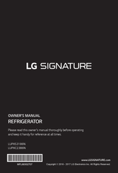 LG LUPXC2386N Owner's Manual