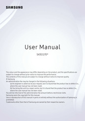Samsung Odyssey Neo G7 LS43CG700NUXEN User Manual