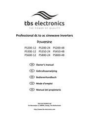 tbs electronics 5004100-1 Owner's Manual