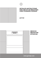 Gorenje EIT5351SG Detailed Instructions