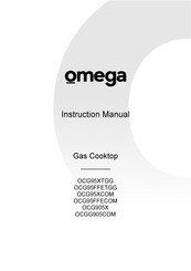 Omega OCG95FFETGG Instruction Manual