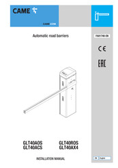 Came GLT40AOS Installation Manual