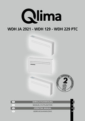 Qlima WDH JA 2921 Operating Manual