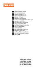 Franke FMYPL 608 POT BK Installation Manual