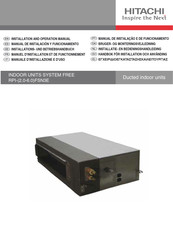 Hitachi RPI-3.0FSN3E Installation And Operation Manual
