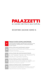 Palazzetti ECOFIRE JACKIE IDRO S Installation And Maintenance Manual