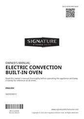 Signature SKSSV3001S Owner's Manual