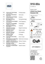 Cruz Evo Rack Module E30 Assembly Instructions Manual