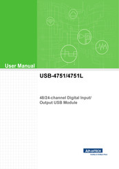Advantech USB-4751L User Manual