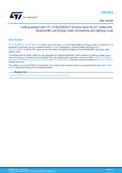 ST FP-LIT-BLEMESH1 User Manual