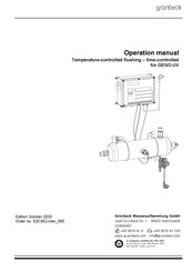 Grunbeck GENO-UV Operation Manual
