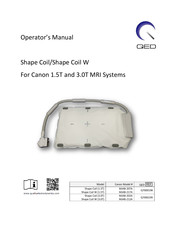 QED Shape Coil Operator's Manual
