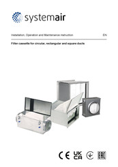 SystemAir FFR 355 Installation,Operation And Maintenance Instruction