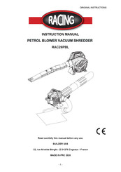 Racing RAC26PBL Instruction Manual