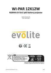 Evolite WI-PAR 12X12W User Manual