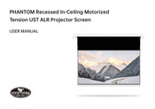 VIVID STORM PHANTOM Recessed In-Ceiling Motorized Tension UST ALR User Manual
