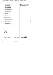 EINHELL BT-DS 180 Operating Instructions Manual